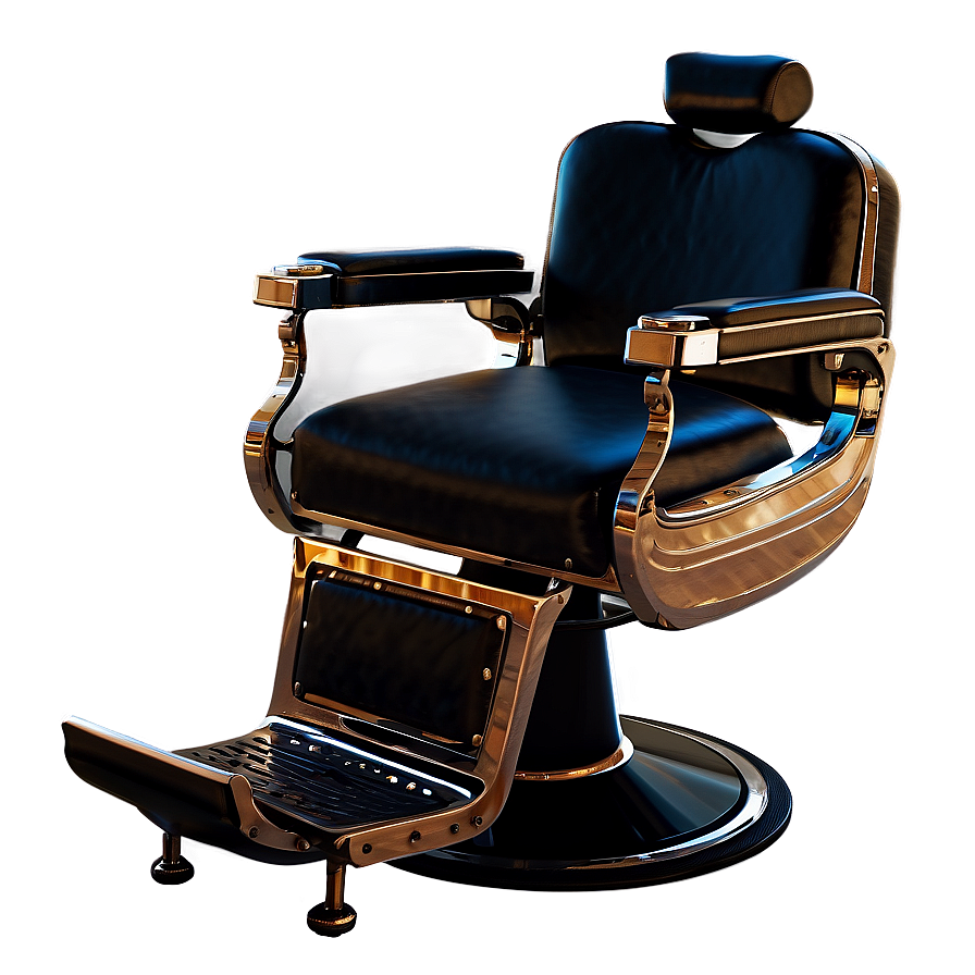 Retro Style Barber Chair Png Hxi72