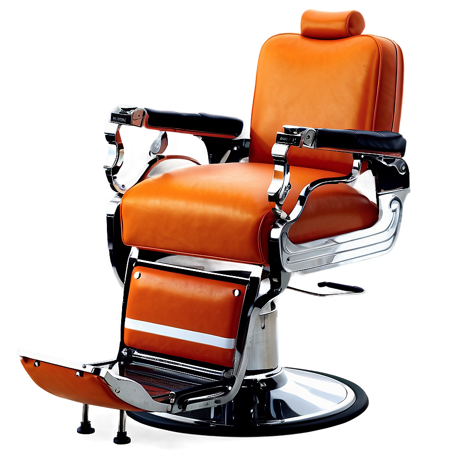 Retro Style Barber Chair Png Kkm80