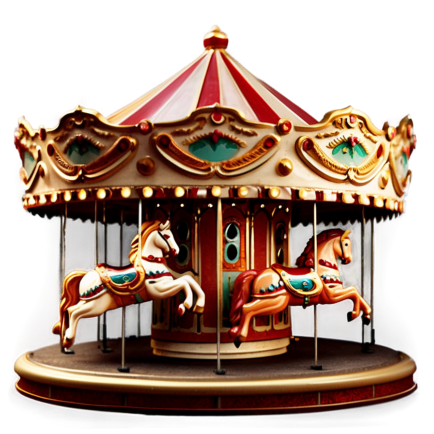 Retro Style Carousel Png Unt