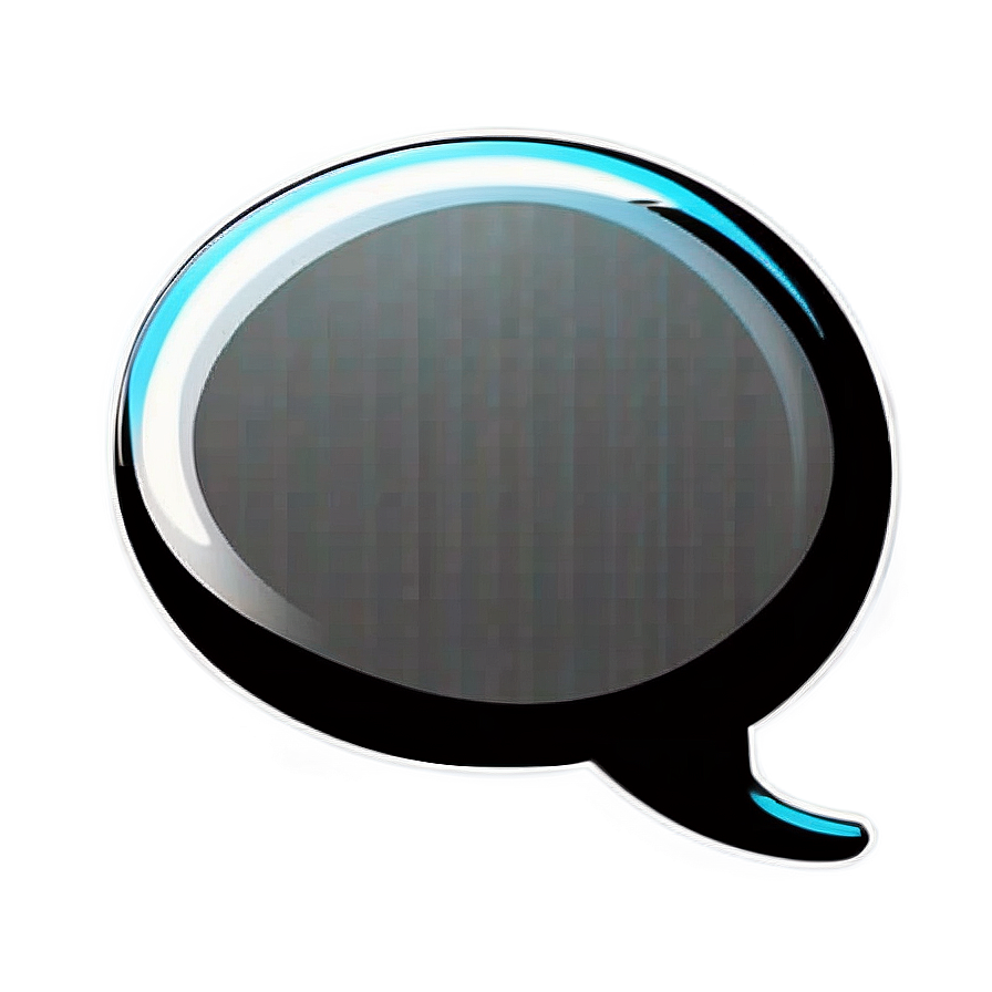 Retro Style Chat Bubble Png Avo85