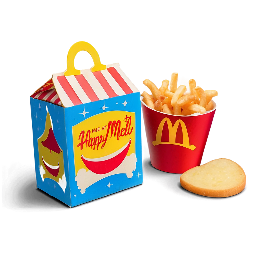 Retro Style Happy Meal Box Png 4