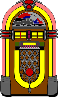 Retro Style Jukebox Illustration