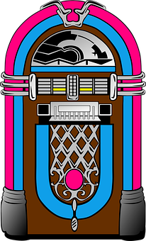 Retro Style Jukebox Illustration