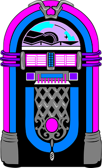 Retro Style Jukebox Illustration