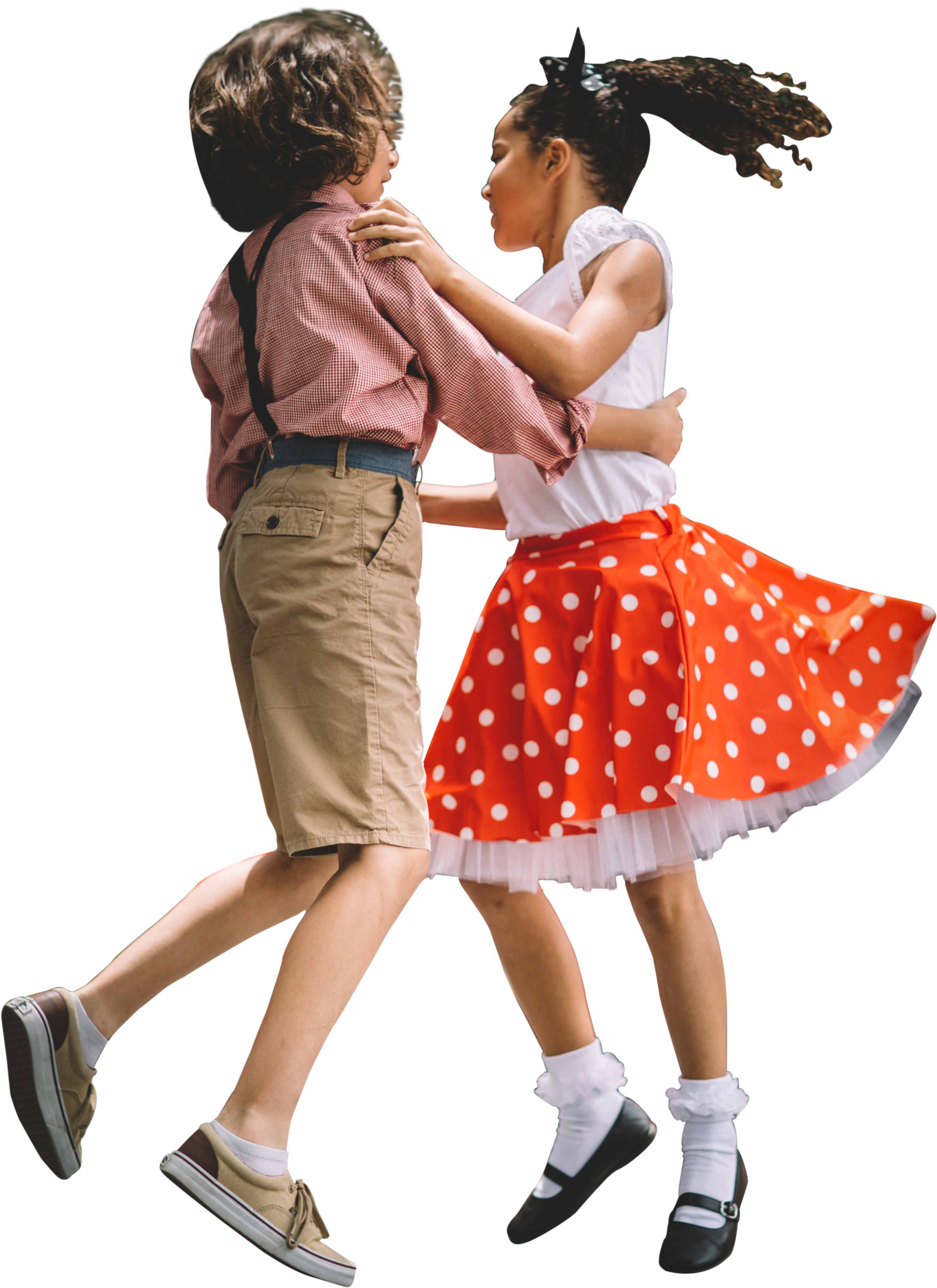 Retro Style Kids Dancing