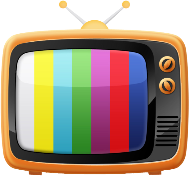 Retro Style Television Icon