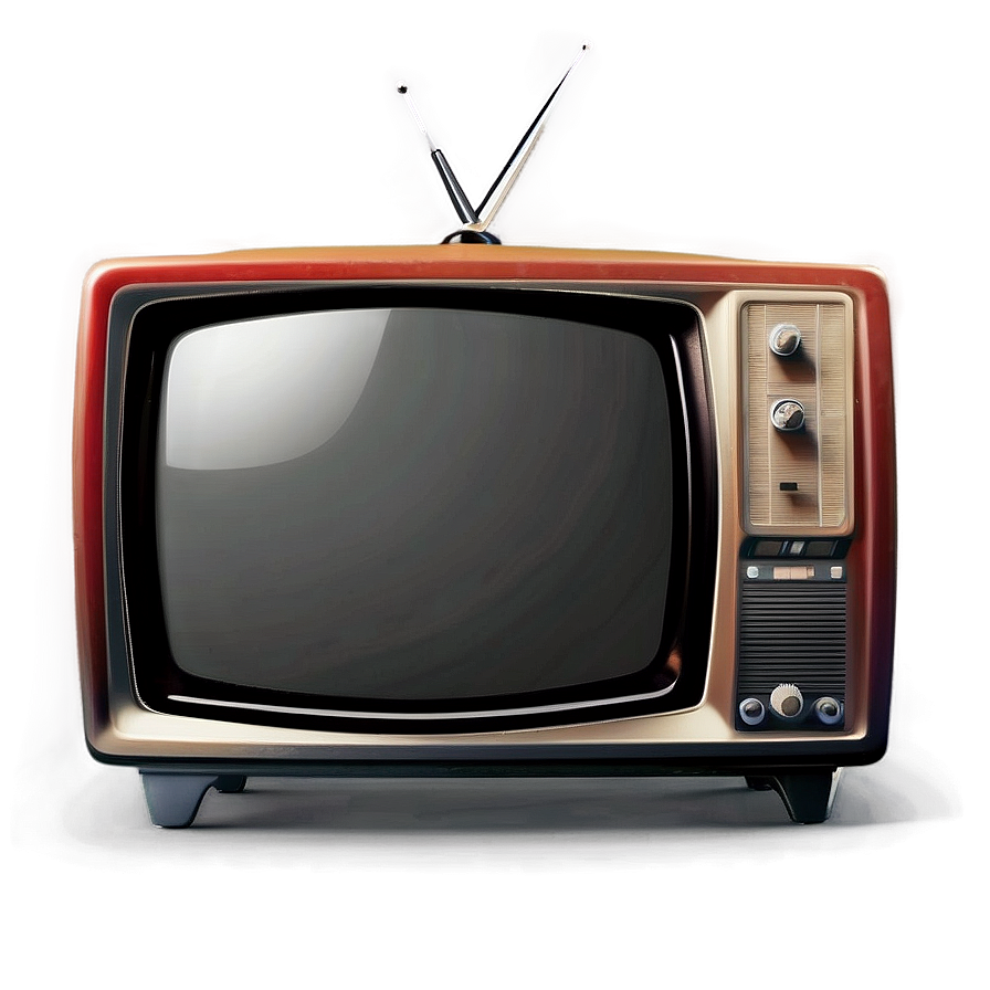 Retro Style Tv Set Png Uhh