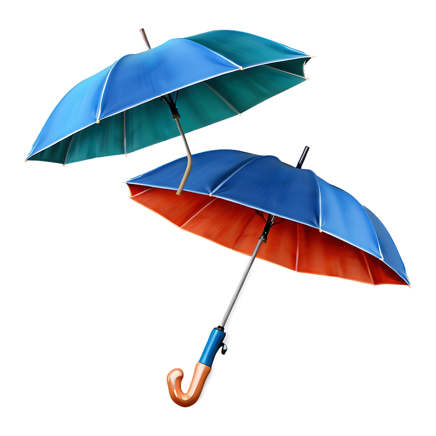 Retro Style Umbrella Png 05232024