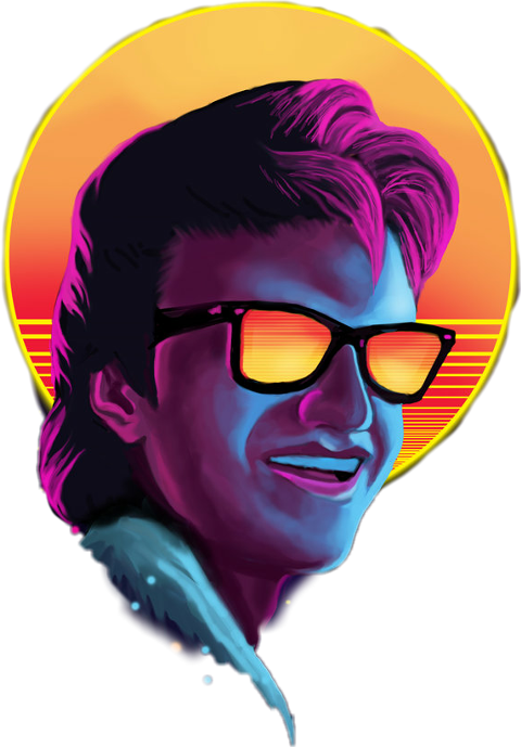 Retro Styled Portrait Illustration