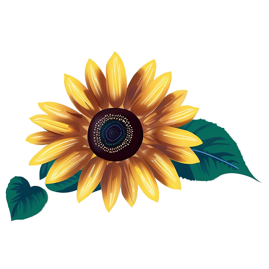 Retro Sunflower Picture Png 06292024