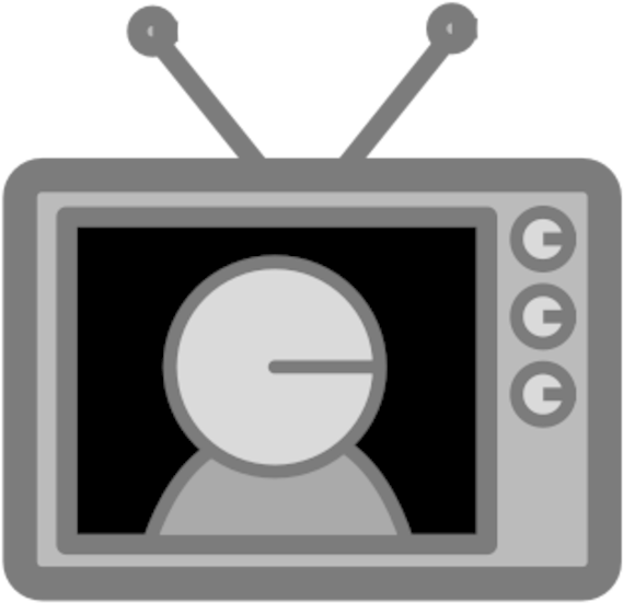 Retro T V Icon