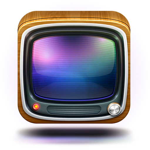 Retro T V Icon