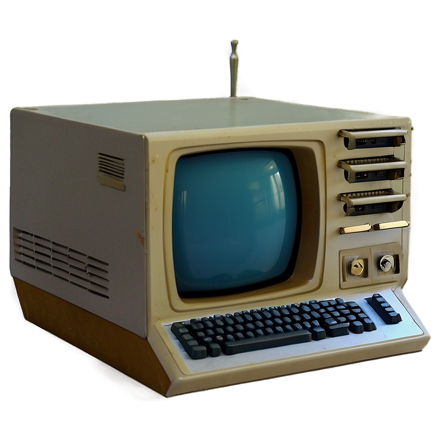 Retro Technology Computer Png 05242024