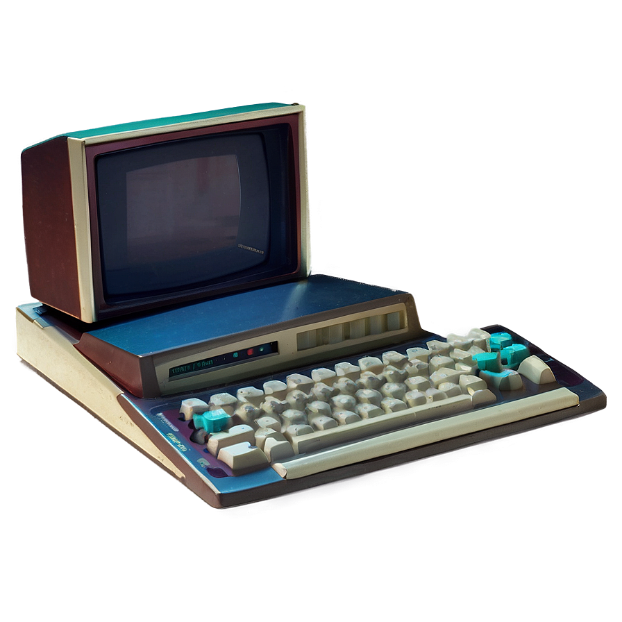 Retro Technology Computer Png 8