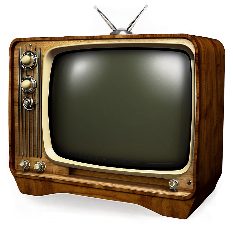 Retro Television Cabinet Png 51