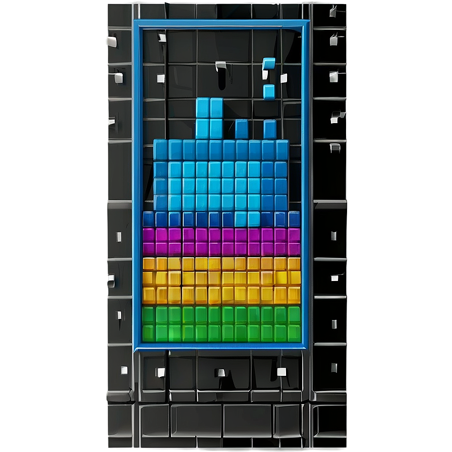 Retro Tetris Background Png Gfl34