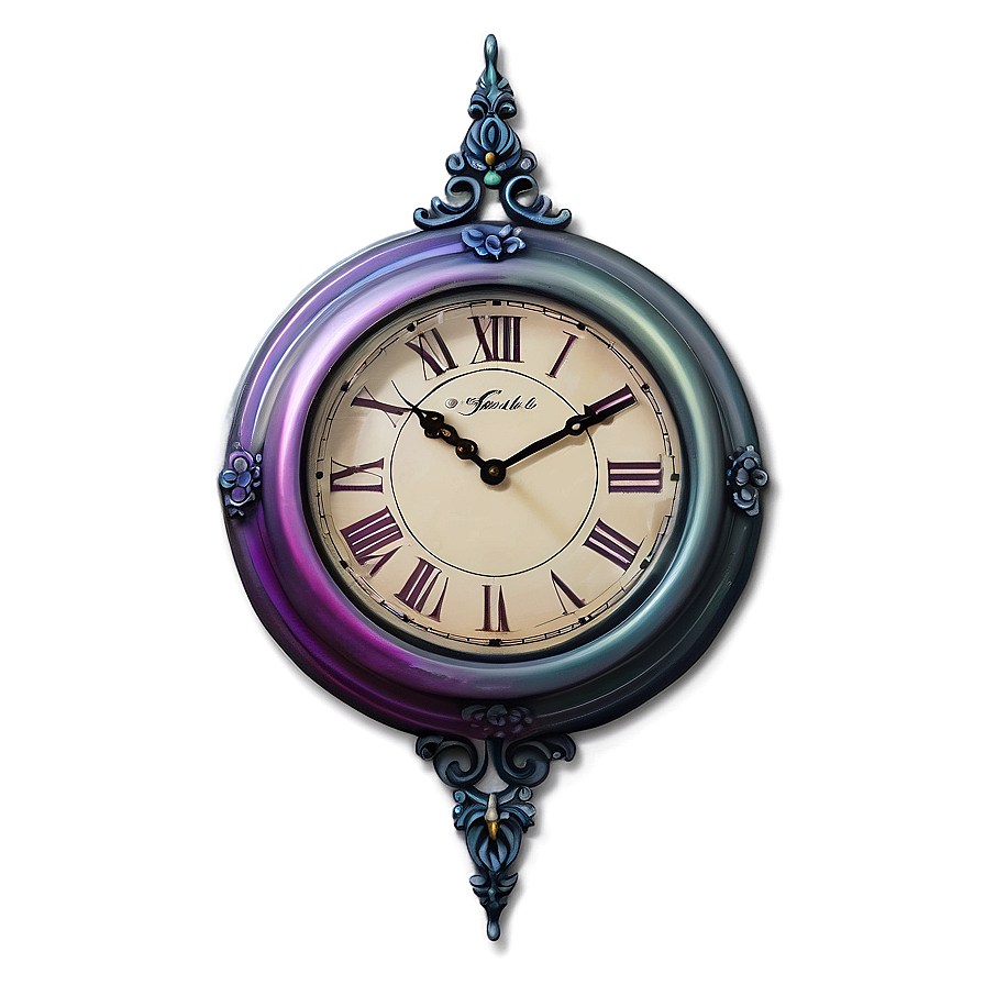 Retro Wall Clock Png Isg5