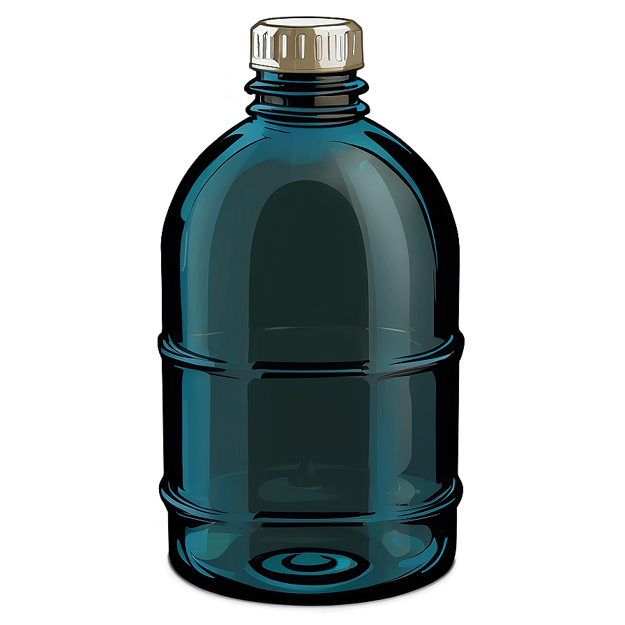 Retro Water Bottle Png 4