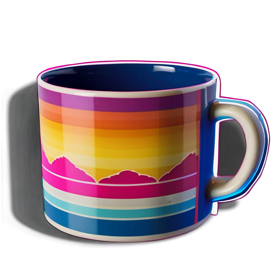 Retro Wave Mug Png Cig