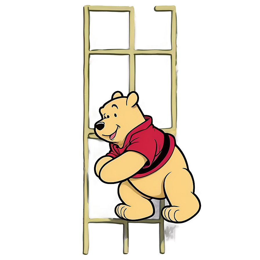 Retro Winnie The Pooh Character Png Lqh75