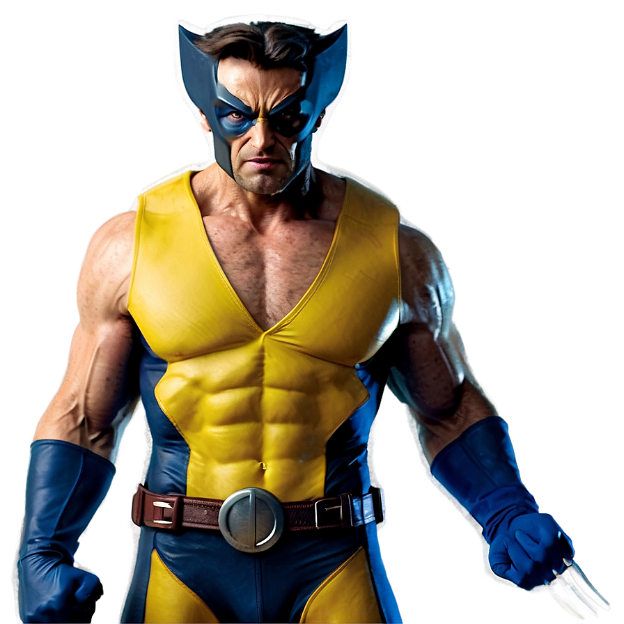 Retro Wolverine Costume Png Kgy