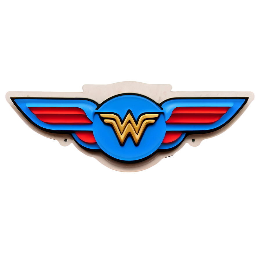 Retro Wonder Woman Logo Png Hvt