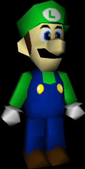 Retro3 D Luigi Graphic