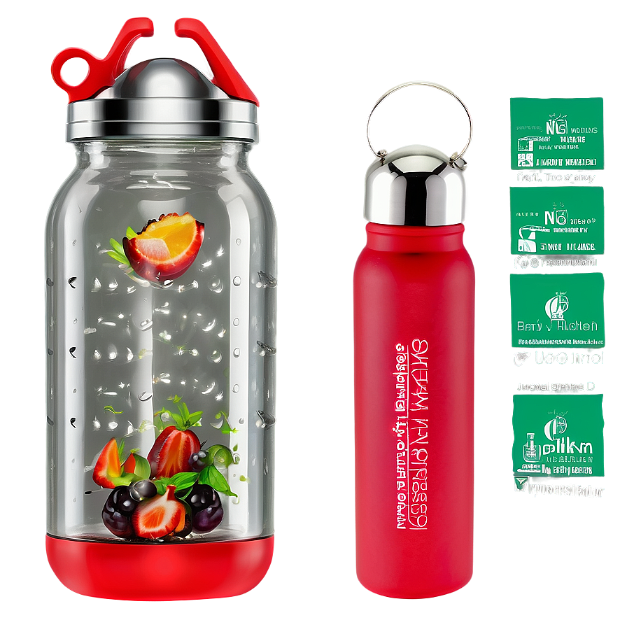 Reusable Infuser Water Bottle Png Afn