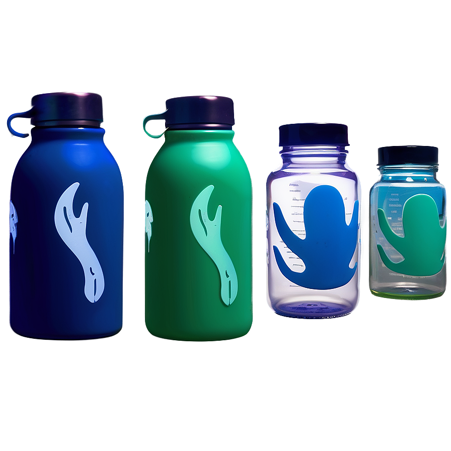 Reusable Water Bottle With Silicone Sleeve Png 91