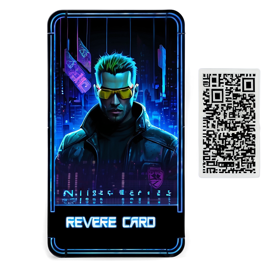 Reverse Card With Cyberpunk Style Png 06272024