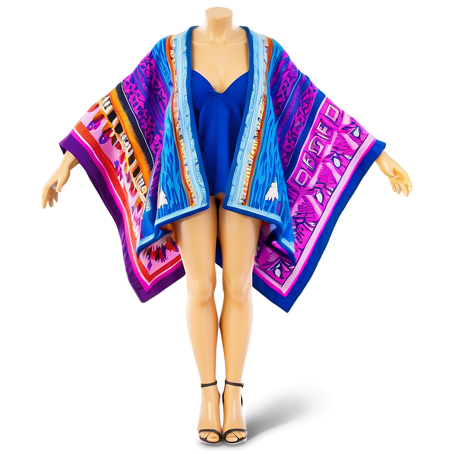 Reversible Poncho Style Png Kxr25