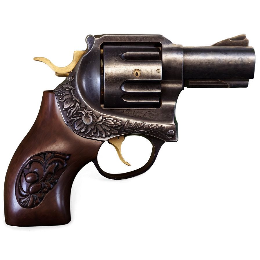 Revolver And Holster Set Png Cui