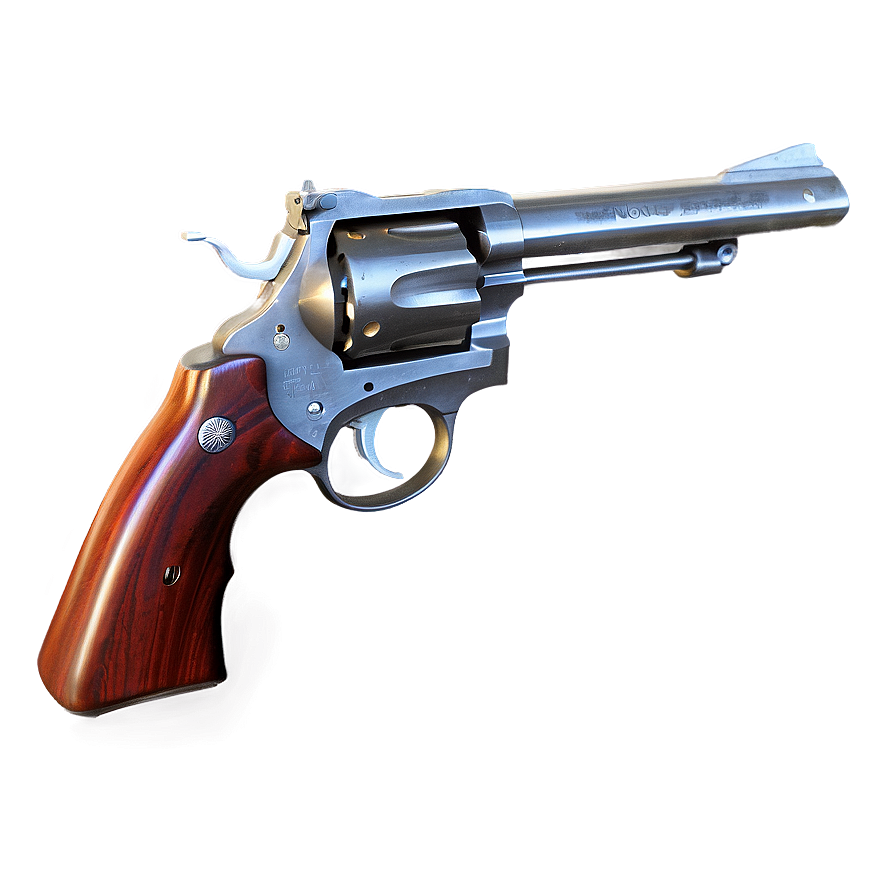 Revolver On Wooden Table Png 72