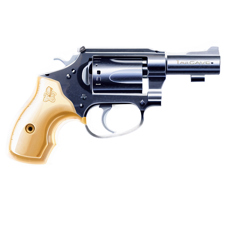 Revolver Transparent Illustration Png Kns81