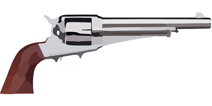 Revolver Vector Illustration