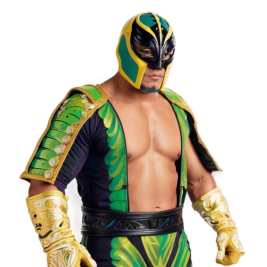 Rey_ Mysterio_ Luchador_ Portrait