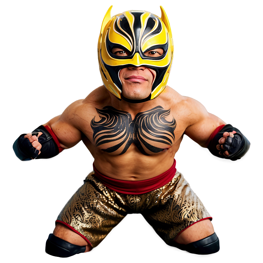 Rey_ Mysterio_ Luchador_ Pose