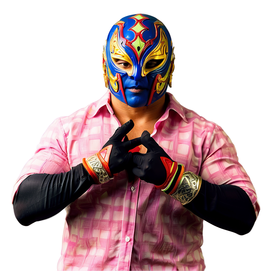 Rey Mysterio Luchador Pose