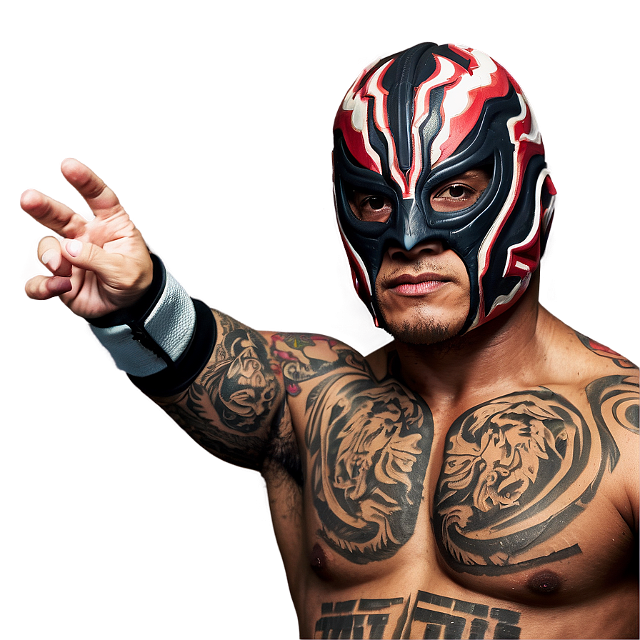 Rey_ Mysterio_ Luchador_ Pose