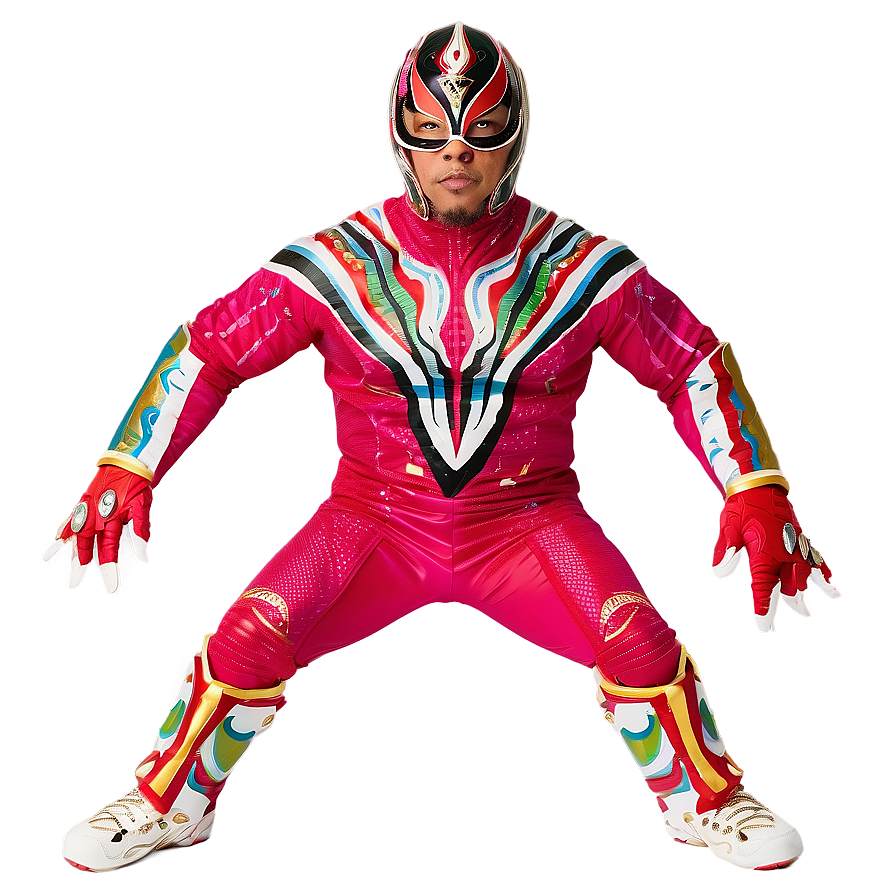 Rey Mysterio Pink Luchador Outfit