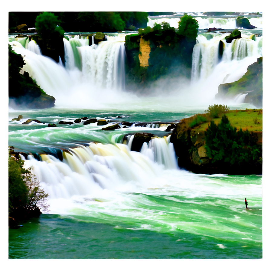 Rhine Falls Natural Beauty Png 06232024