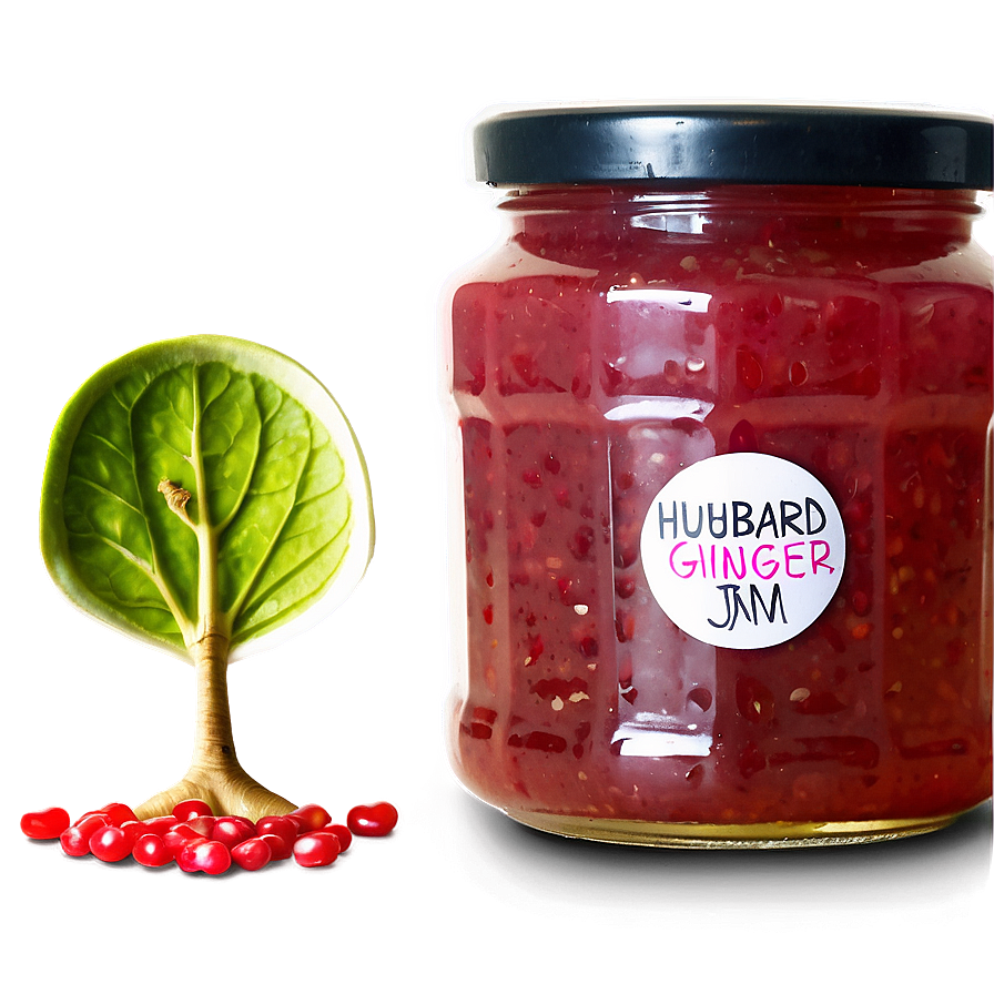 Rhubarb And Ginger Jam Png Qwf