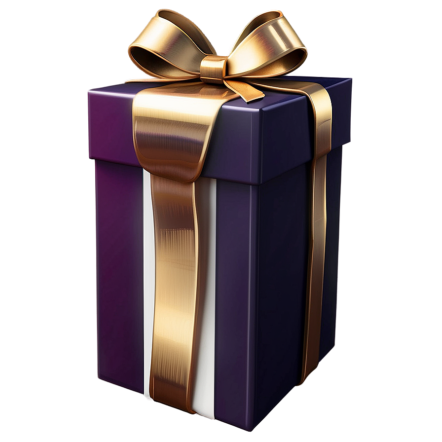 Ribbon Gift Box Png 7