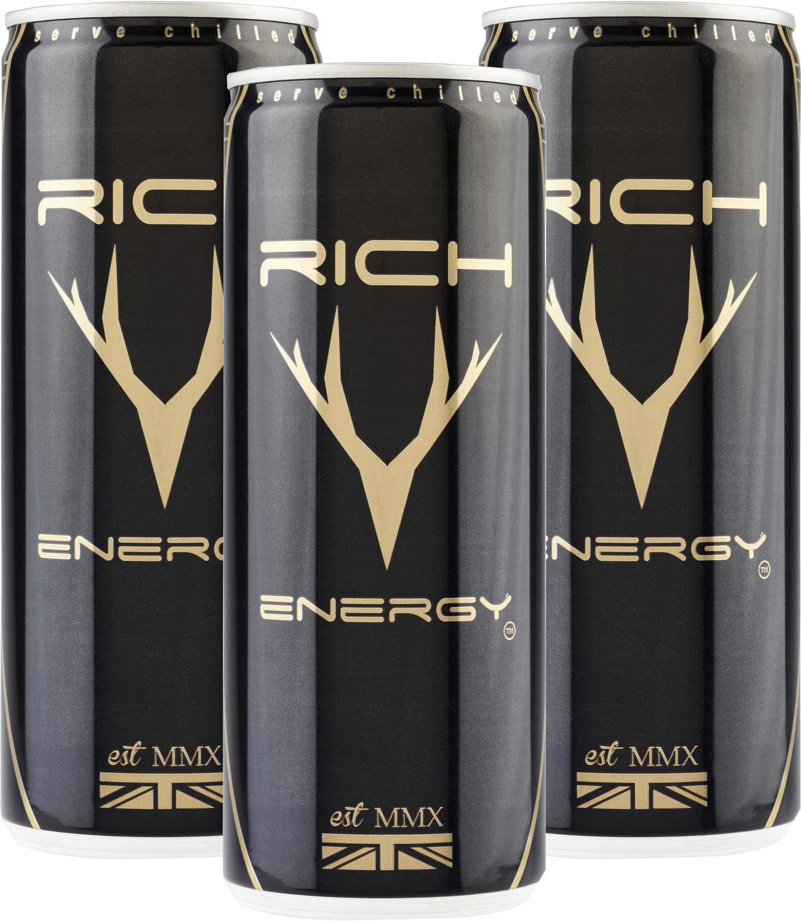 Rich Energy Drink Cans