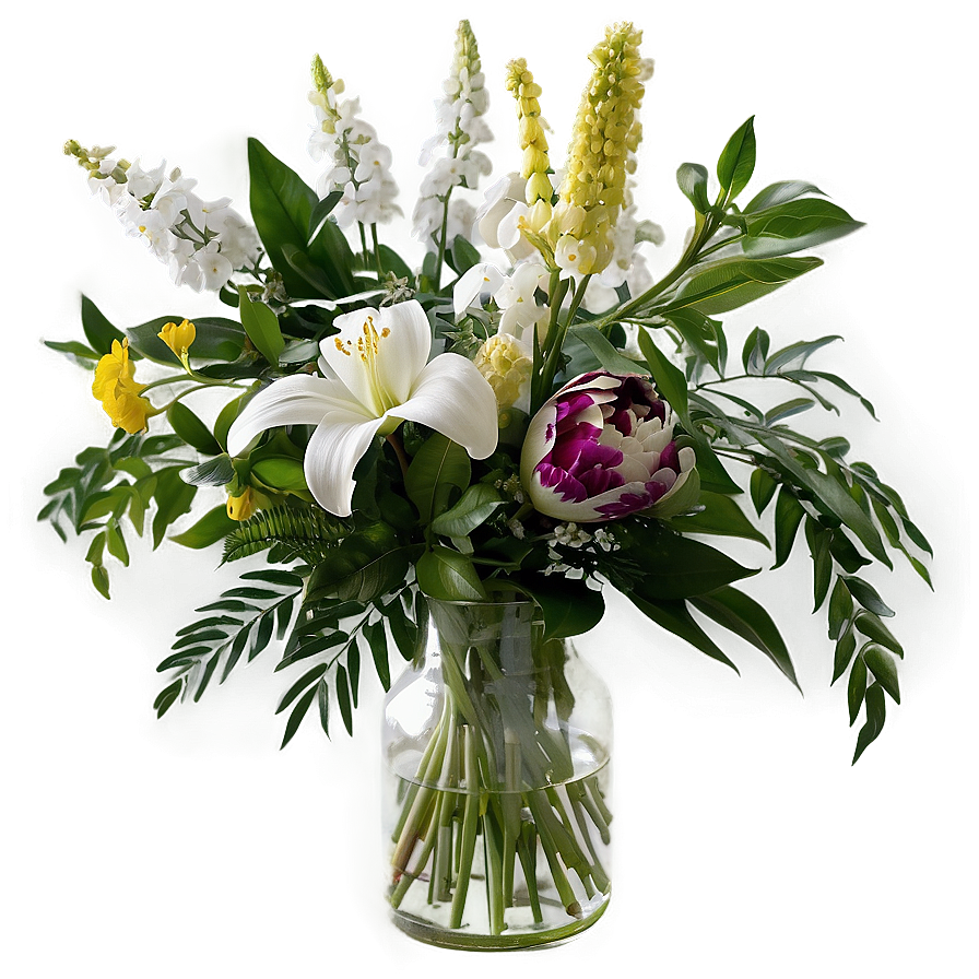 Rich Floral Arrangement Png Ymu78