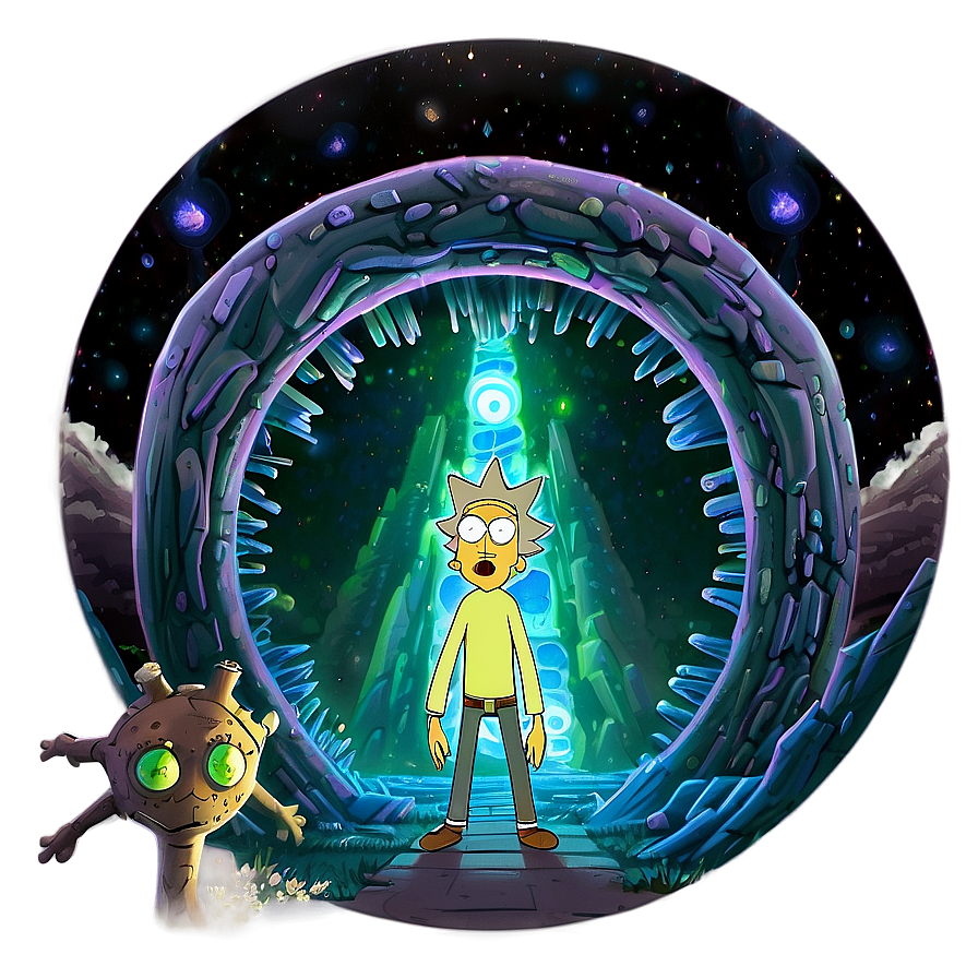 Rick And Morty Portal To New Dimensions Png 06122024