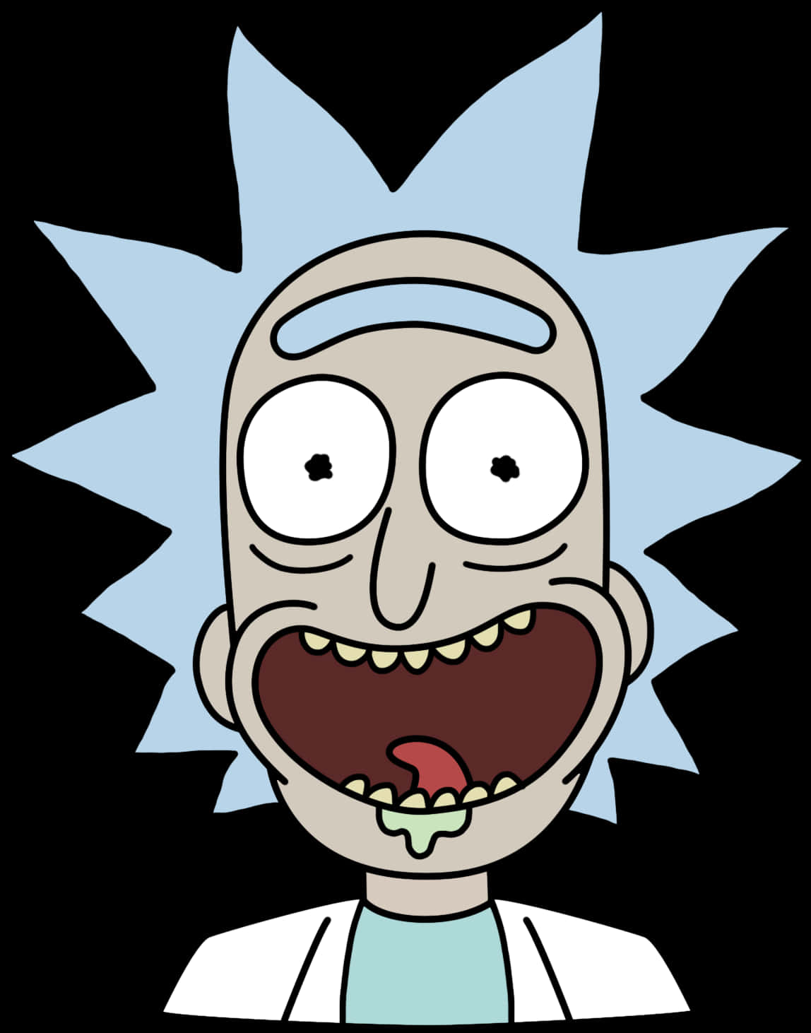 Rick Sanchez Portrait Rickand Morty