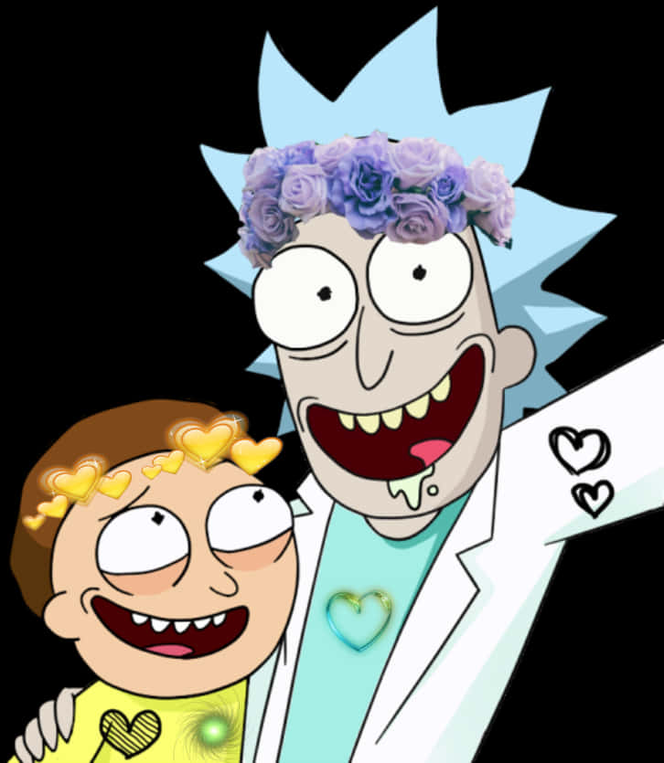 Rickand Morty Love Filter