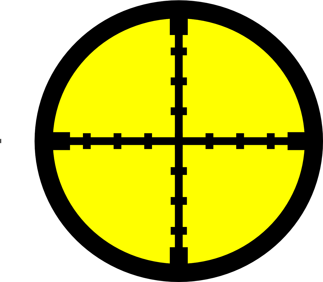 Rifle Scope Crosshairs