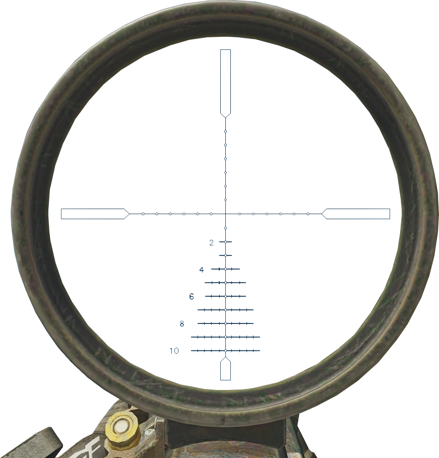 Riflescope Crosshair View